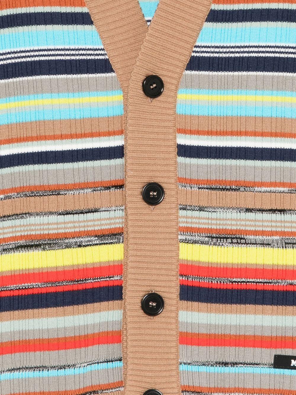 Cardigan per bambino Missoni kids multicolore a maniche lunghe con scollo a V MY9P00 X0264 999 MISSONI KIDS 