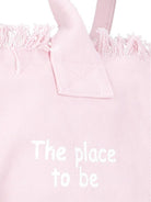 Borsa Vanity MC2 Saint Barth rosa con dettagli frange VANI001 09197L MC2 ST. BARTH KIDS 