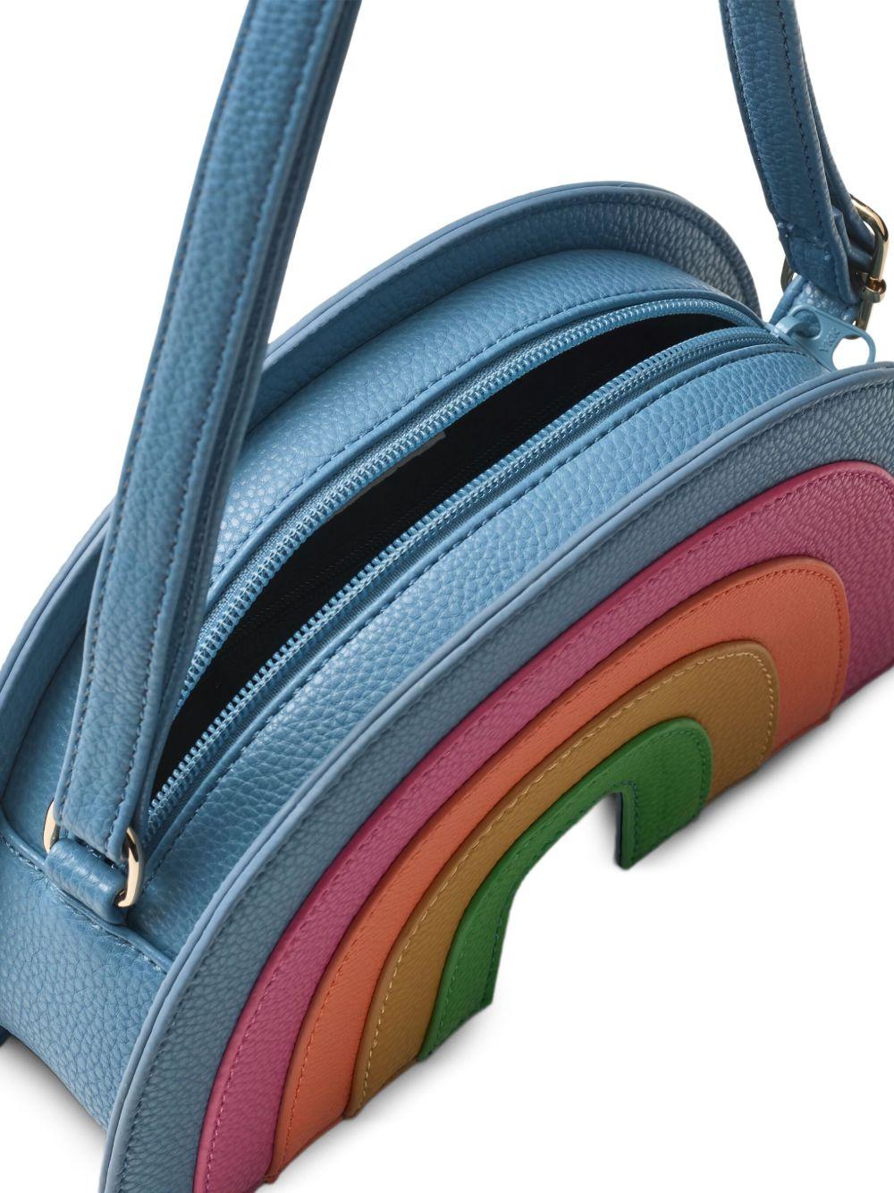Borsa a spalla Rainbow per bambina Molo blu con motivo arcobaleno 7S26V110 4888 MOLO 