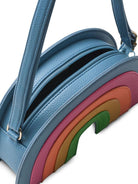 Borsa a spalla Rainbow per bambina Molo blu con motivo arcobaleno 7S26V110 4888 MOLO 