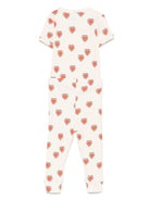 Set t-shirt e pantaloni per neonata Mini Rodini bianco con stampa grafica 2564010111 OFF-WHITE MINI RODINI 