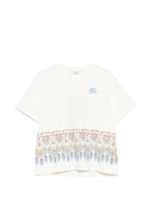 T-shirt per bambino Etro Kids bianca con stampa floreale sul davanti GY8Q31 Z3672 102 ETRO KIDS 