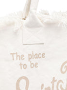 Borsa Vanity MC2 Saint Barth bianca con dettaglio frange VANI001 08246L MC2 ST. BARTH KIDS 