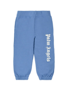 Pantaloni sportivo per bambino Palm Angels Kids azzurri con stampa logo PBXD001F25FLE001 4203 PALM ANGELS KIDS 