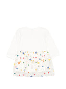 Abito per neonata Stella McCartney Kids bianco con gonna in tulle TZ1040 Z3059 101 STELLA McCARTNEY KIDS 