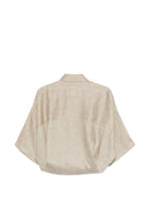 Camicia per donna Alysi beige colletto alla francese 116275 P6220 CM ALYSI 