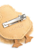Fermaglio per bambina Donsje Lipu beige con chiusura a clip 6027402 SF011 DONSJE KIDS 
