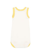 Set di tre body per neonati Petit Bateau bianco con bordi a contrasto A0FSL 00 PETIT BATEAU KIDS 