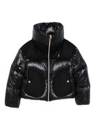 Giacca trapuntata per bambina Herno Kids nero con inserti imbottiti PI000190G12017Z 9300 HERNO KIDS 