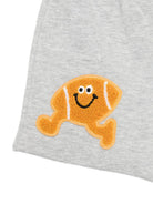 Shorts per neonato Stella McCartney Kids grigio con applicazione TY6609 Z3409 807 STELLA McCARTNEY KIDS 