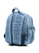 Zaino per bambini Moschino Kids denim con toppe ricamate MUX05RL0E34 40646 MOSCHINO KIDS 