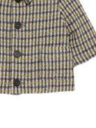 Giacca per neonata Douuod Kids beige con motivo a quadri all-over DZ2530 E0251 114GL DOUUOD KIDS 