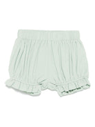 Pantaloncini per neonata Donsje Gwenda verde con orlo con ruches 3038100 00015 DONSJE 