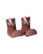 Scarpine primi passi per neonati Attipas marroni con motivo cervo AEN04 BROWN ATTIPAS 