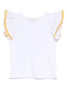 Top per neonata Mariella Ferrari bianco con dettaglio a smerlo TSC3 500 P007 MARIELLA FERRARI KIDS 