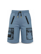 Shorts per bambino The Marc Jacobs azzurro con stampa grafica W60828 80B THE MARC JACOBS KIDS 