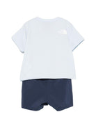 Completo per neonato The North Face Kids blu con dettaglio logo NF0A8FYR MC81 THE NORTH FACE KIDS 