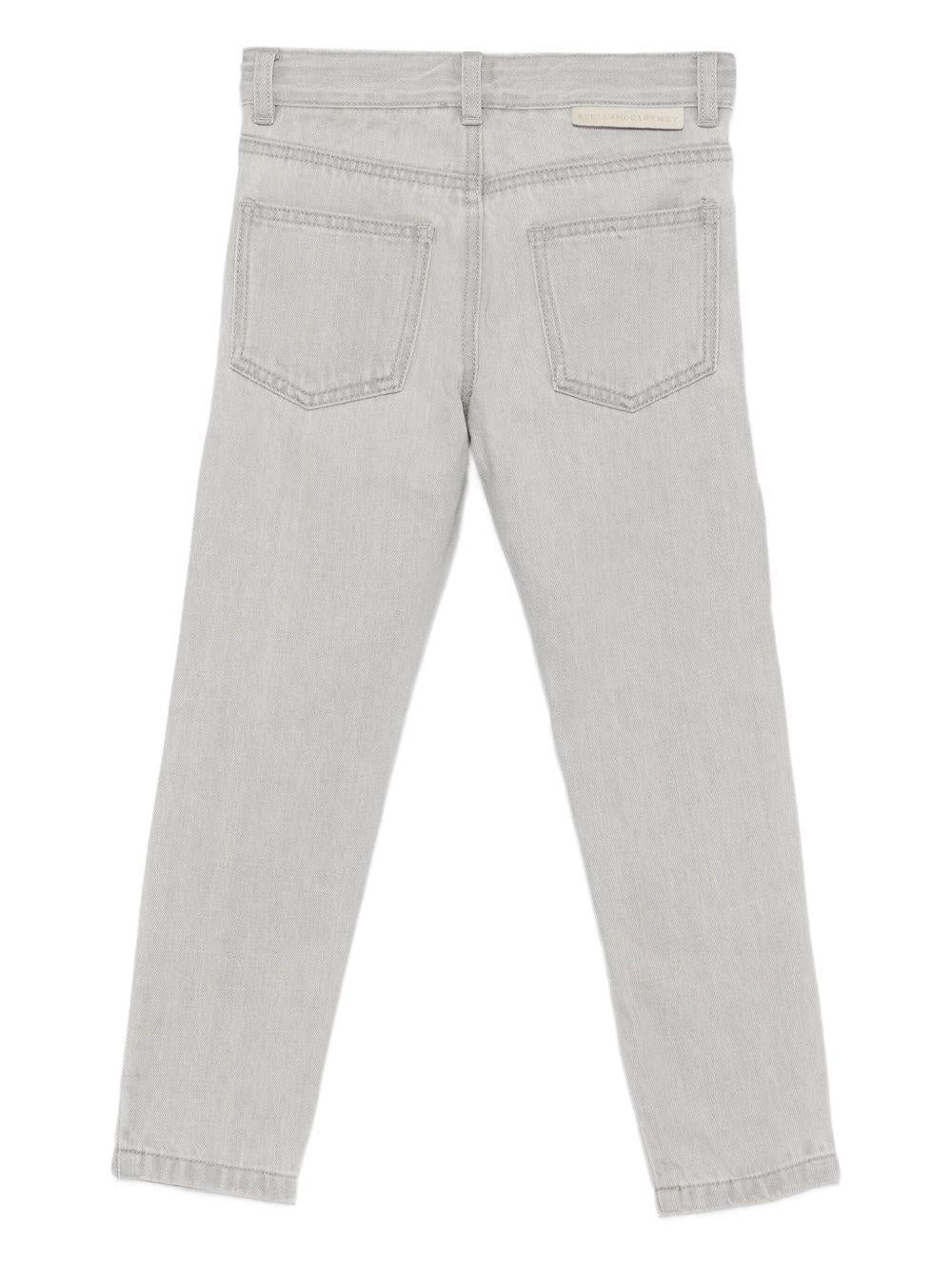 Jeans per bambino Stella McCartney Kids grigio con stampa scoiattolo TX6Q60 Z0746 970 STELLA McCARTNEY KIDS 