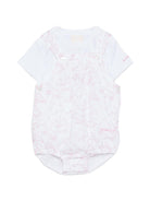 Set t-shirt e tutina per neonata Givenchy Kids rosa con stampa grafica all-over H31267 N54 GIVENCHY KIDS 