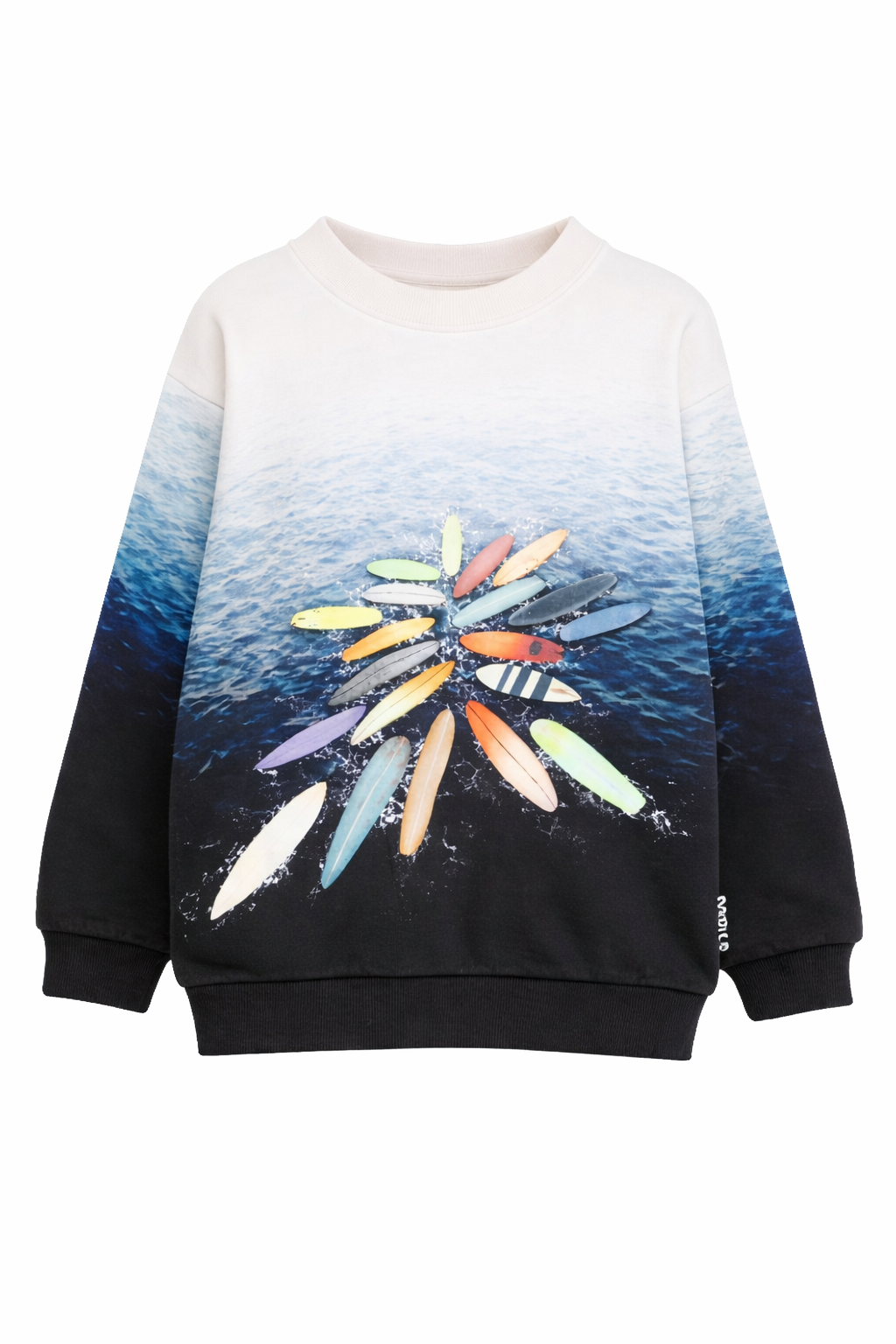 Felpa per bambino Molo multicolore con stampa grafica 1S26J205 9872 MOLO KIDS 