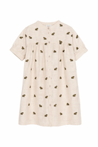 Abito per bambina Donsje beige con ricamo rane 4118801 00003 DONSJE 