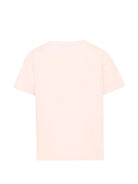 T-shirt per bambina Balmain Kids rosa con stampa logo sul davanti BZ8B61 Z3672 508NE BALMAIN KIDS 