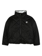 Piumino per bambina Dkny Kids nero con design trapuntato D62381 09B DKNY 