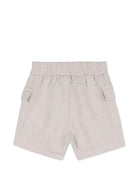 Set t-shirt con shorts per neonato Boss Kids bianco con logo J53050 21K BOSS KIDS 