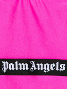 Costume da bagno per bambina Palm Angels Kids fucsia con stampa logo PGFC002S26JER001 044 PALM ANGELS KIDS 