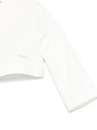 Cardigan per neonata Monnalisa bianco modello crop 73E801NP 5204 0001 MONNALISA 
