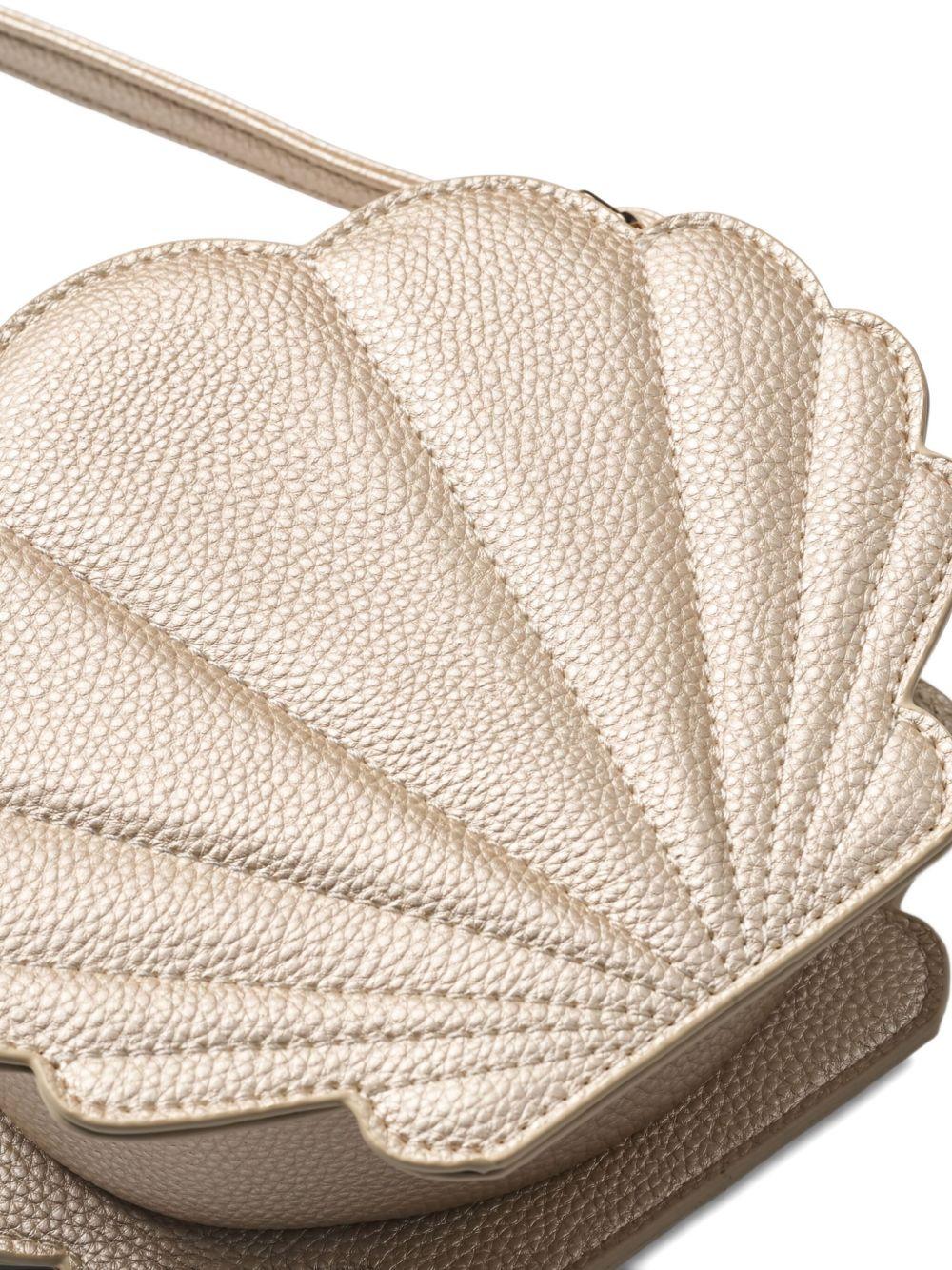 Borsa Seashell per bambina Molo color oro a forma di conchiglia 7S26V111 5991 MOLO KIDS 