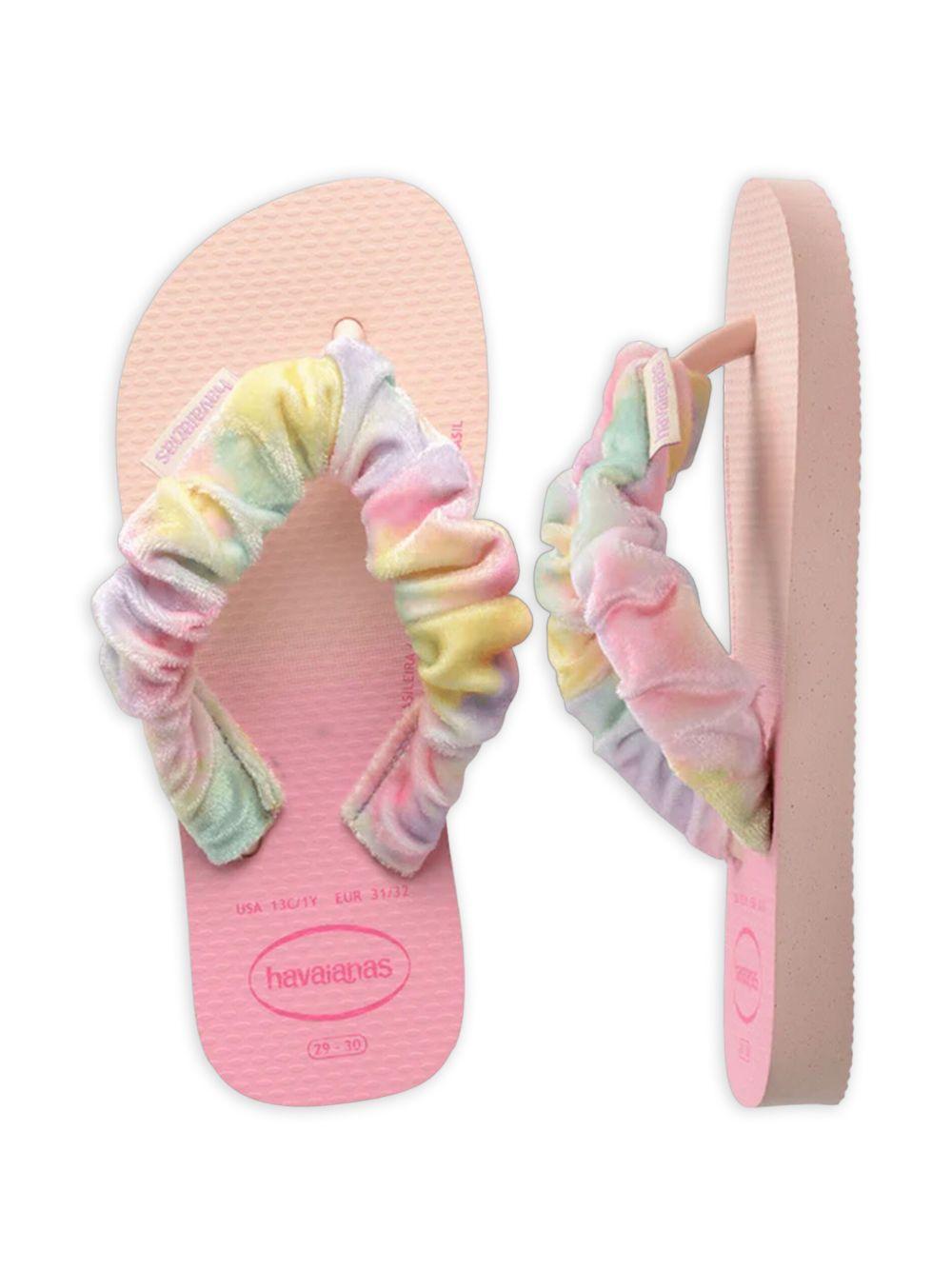 Ciabatte per bambina Havaianas Kids rosa con cinturino infradito stile elastico per capelli 4149941 0076 HAVAIANAS KIDS 