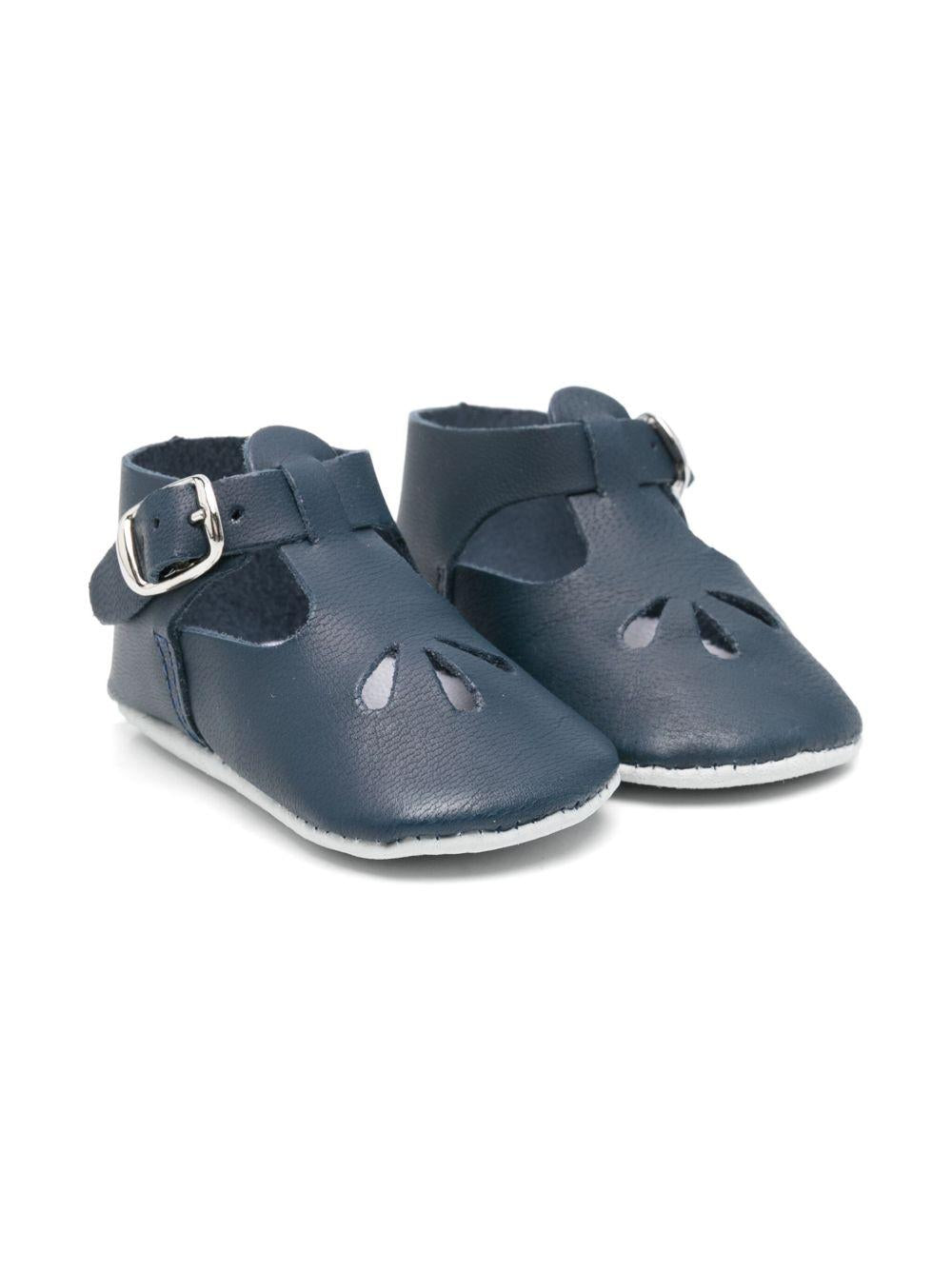 Scarpe primi passi per neonato Tartine Et Chocolat blu con dettagli traforati CC80011 04 TArtine & Chocolat KIDS 