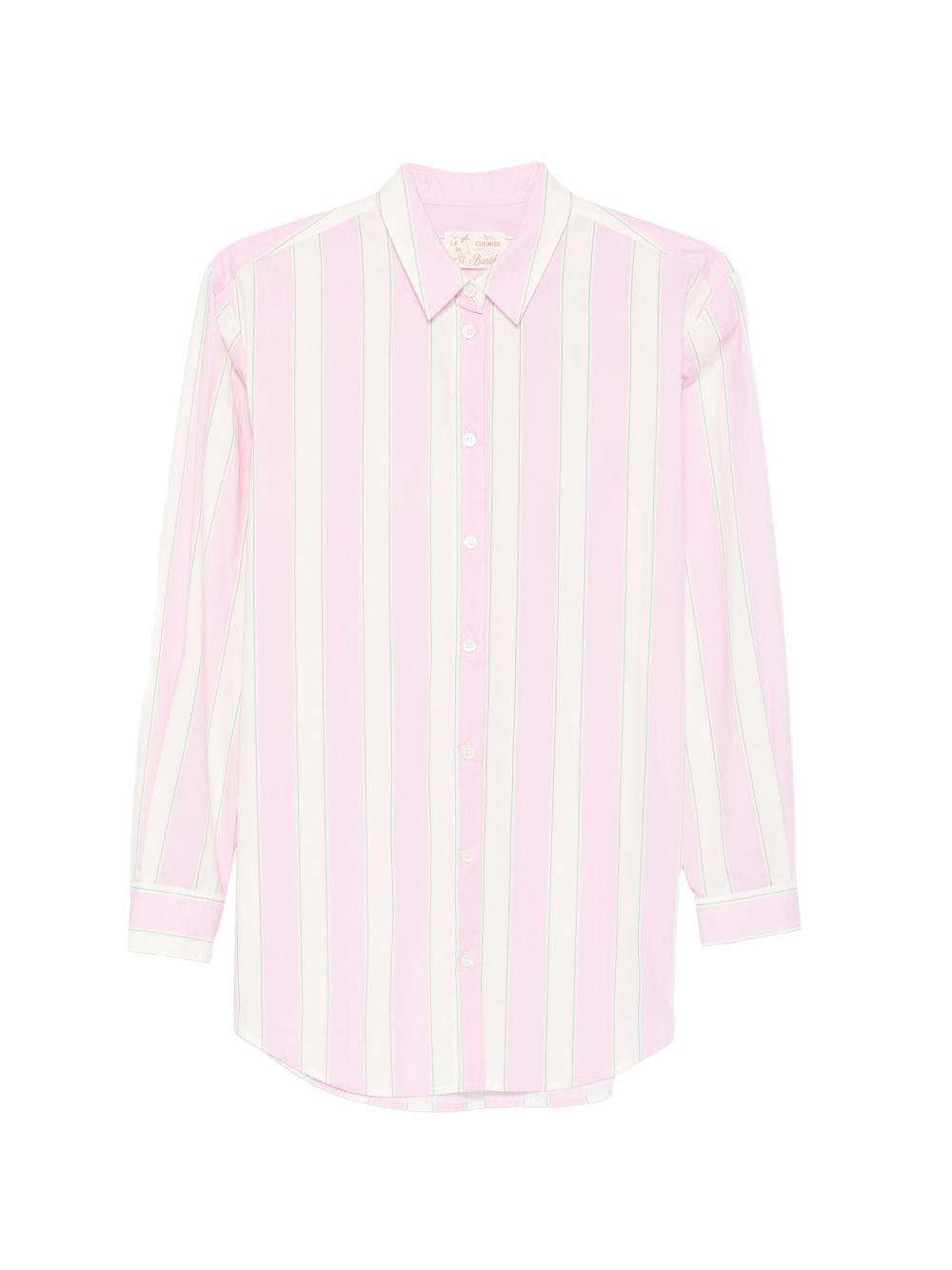Camicia per donna MC2 Saint Barth multicolore con logo sul retro BRIG001 00897L MC2 ST. BARTH 
