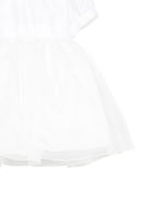 Abiti eleganti per neonata Mariella Ferrari bianco con colletto alla Peter Pan ATI9NB 074 MARIELLA FERRARI KIDS 