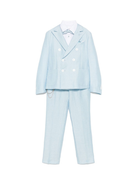 Completo tre pezzi per bambino Colorichiari azzurro con chiusura doppiopetto MJ508169 4608 50 COLORICHIARI 