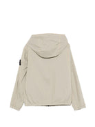 Giacca per bambino Stone Island Junior grigio con cappuccio L1S64100012S0203 V0095 STONE ISLAND KIDS 