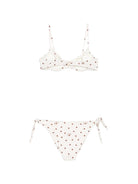 Bikini per donna MC2 Saint Barth beige con motivo a pois YAL0001 03521L MC2 ST. BARTH 