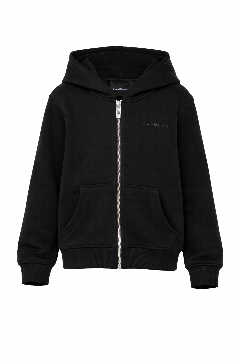 Felpa per bambino John Richmond Junior nera con cappuccio RBP26001FE BLACK JOHN RICHMOND JUNIOR 
