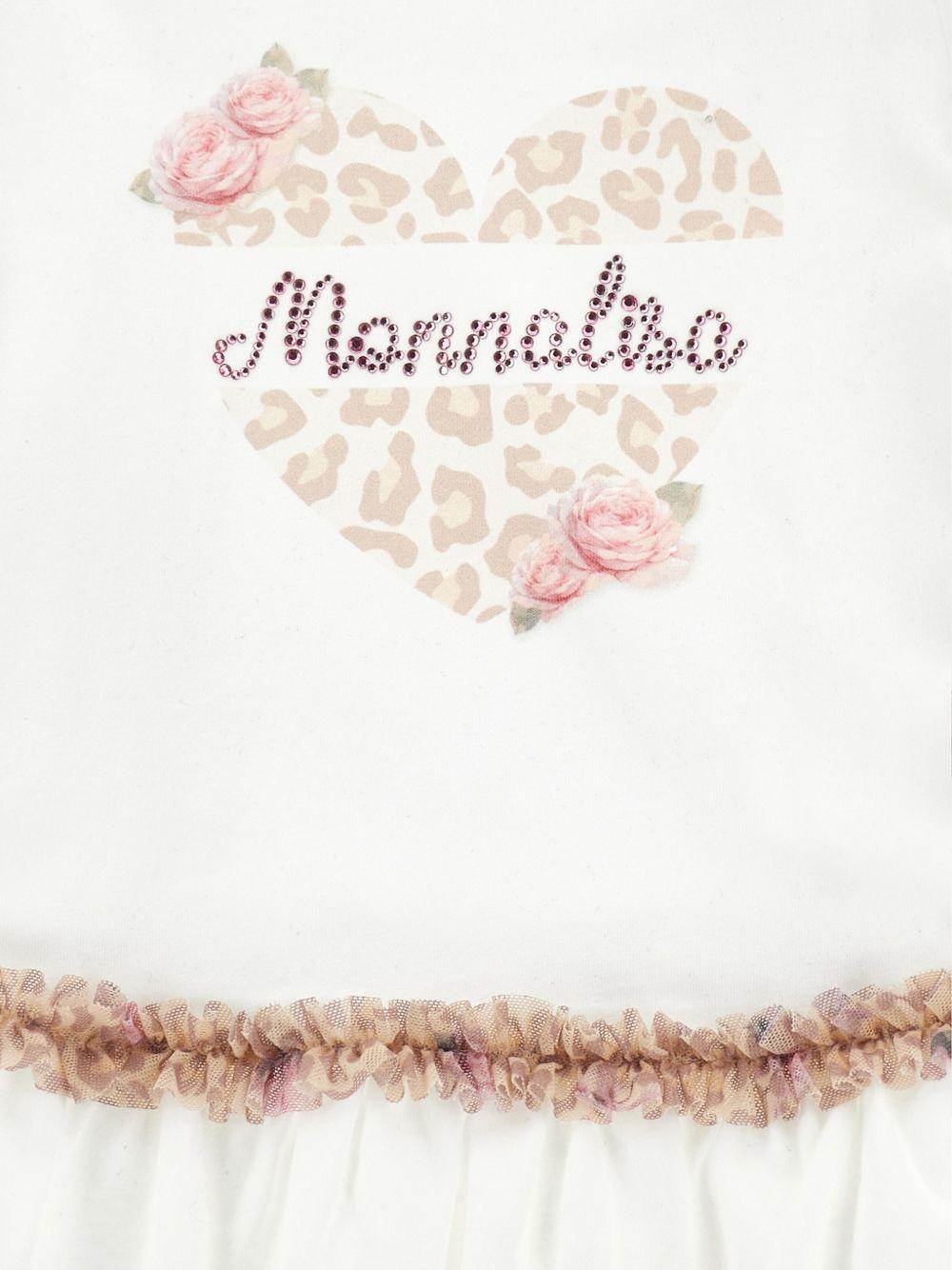 Completo t-shirt e pantaloni per neonata Monnalisa Kids multicolore con stampa leopardata 39H500 8002 0180 MONNALISA KIDS 