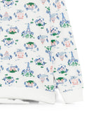 Pigiama per donna Petit Bateau bianco con stampa Torre Eiffel A0GHC 01 PETIT BATEAU KIDS 