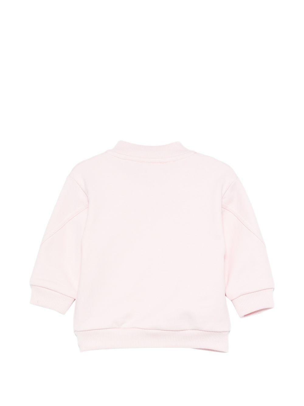 Felpa per neonata Givenchy Kids rosa chiaro con cerniera H31178 44Z GIVENCHY KIDS 