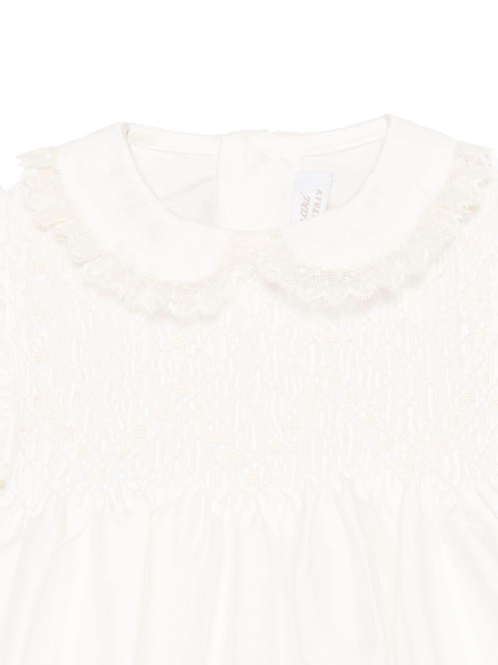 Tutina per neonata Mariella Ferrari bianco con arricciatura PLZ21 074 MARIELLA FERRARI KIDS 