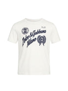 T-shirt per bambino Dolce & Gabbana Kids bianca con stampa grafica L4JTHV G7PGQ W0111 DOLCE & GABBANA KIDS 
