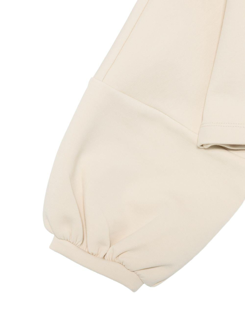 Felpa per bambina Douuod Kids beige con design crop DY4A30 Z3728 107 DOUUOD KIDS 