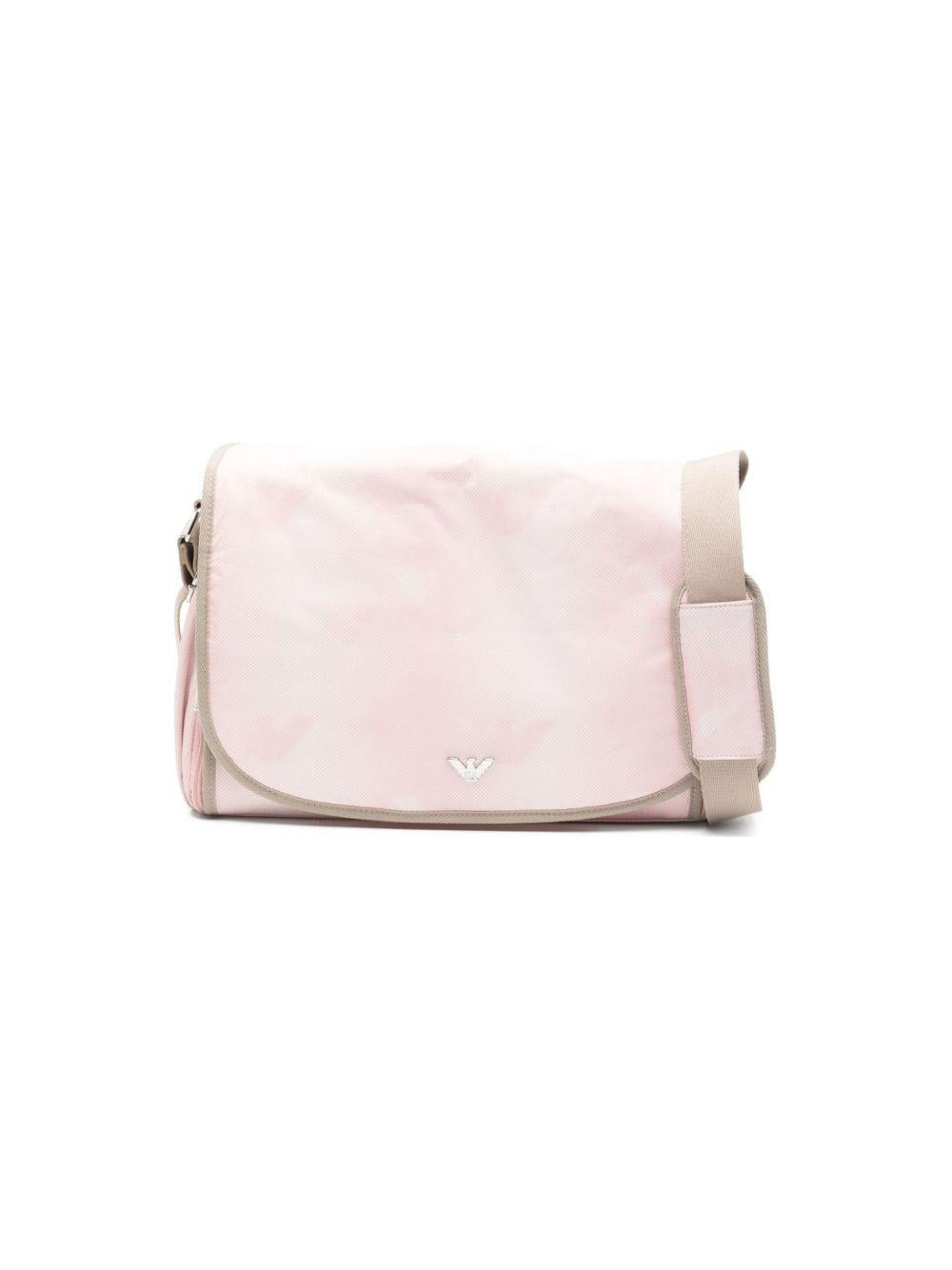 Borsa per neonata Emporio Armani Kids rosa con logo EB000407 AF21523 F4057 EMPORIO ARMANI KIDS 