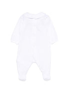 Pigiama per neonati Moschino Kids bianco con stampa grafica Teddy Bear MUT04QLAA02 10101 MOSCHINO KIDS 