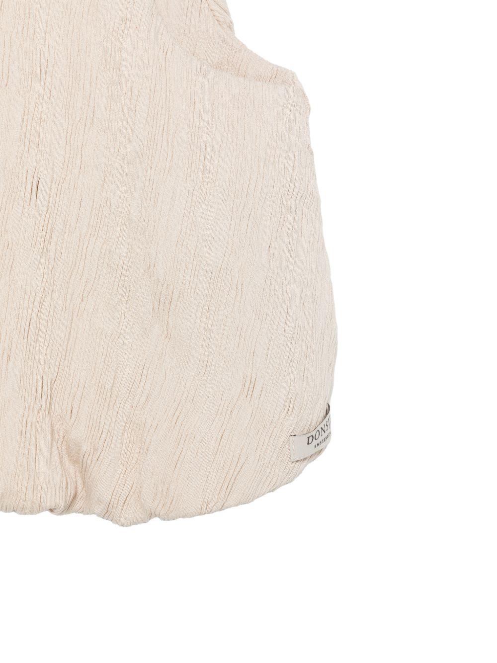 Top per neonata Donsje beige con design increspato 4111200 00013 DONSJE 