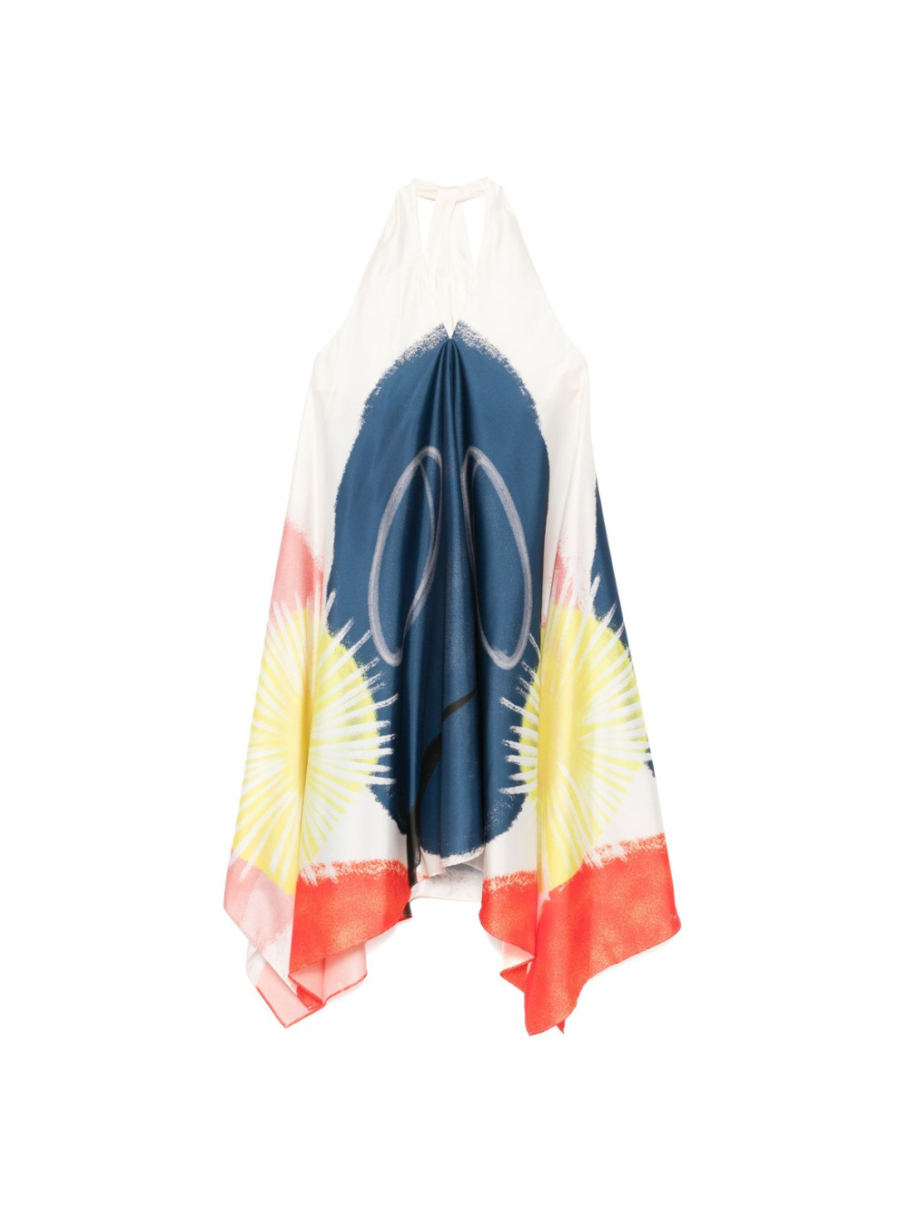 Abito midi per donna Scotch & Soda multicolore con stampa grafica UFU00718T 130 SCOTCH DONNA 