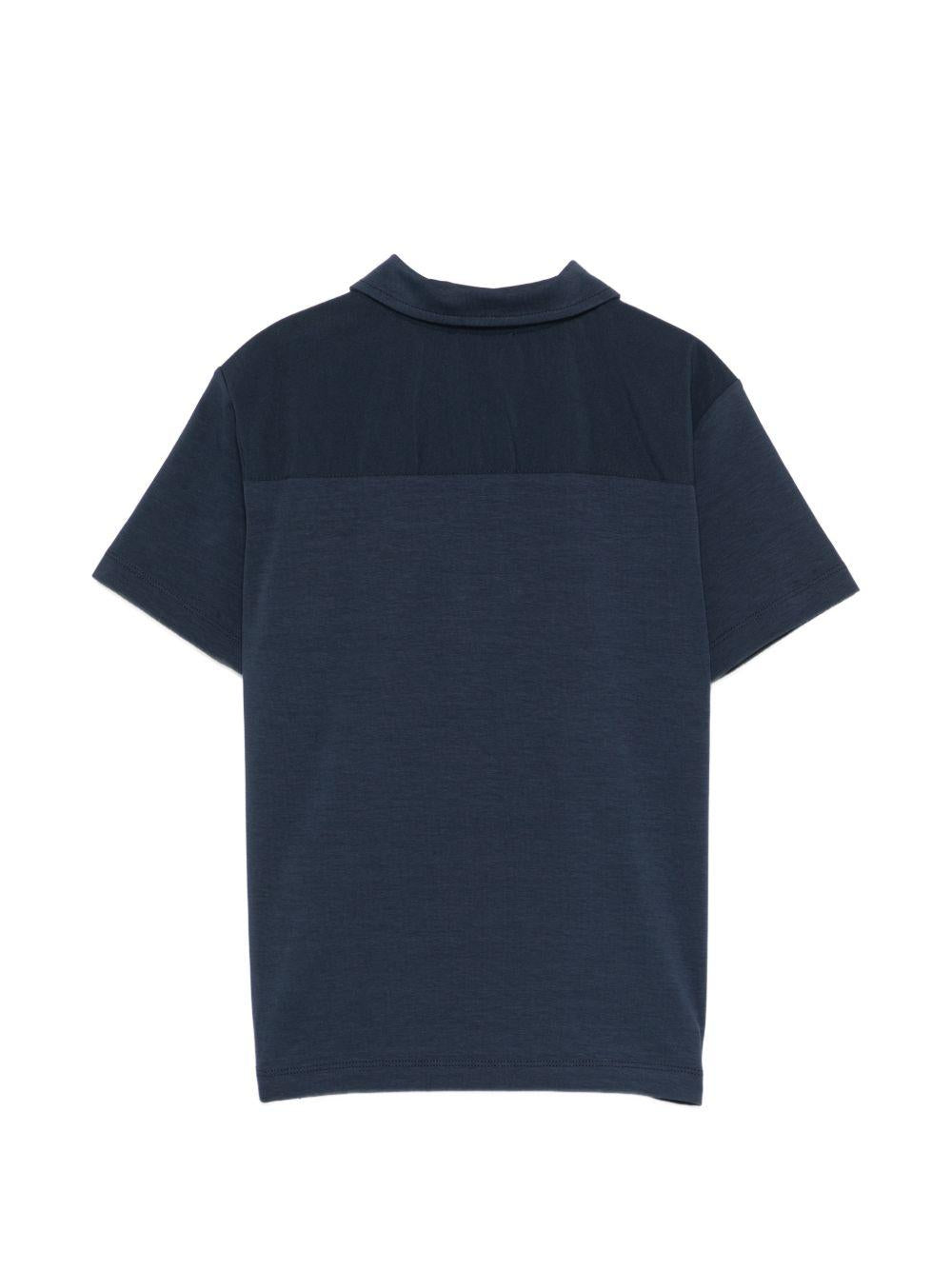 Polo per bambino Paul & Shark Junior blu navy con zip WUM008LBA40 42370 PAUL & SHARK KIDS 
